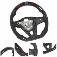 VW Golf 8 GTI R Carbon Steering Wheel with LED Rev Display