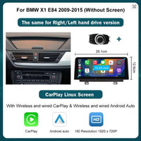 BMW X1 E84 CARPLAY SCREEN 2009 - 2015