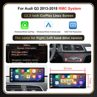 AUDI A1/Q3 CARPLAY SCREEN 2012 - 2018