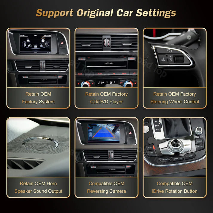 AUDI Q5 2009-2017 CARPLAY SCREEN