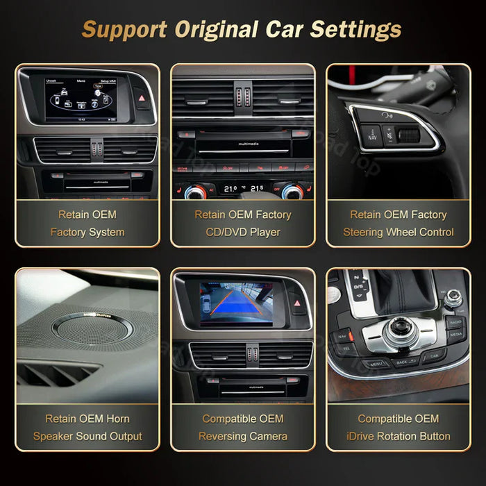 AUDI Q5 CARPLAY SCREEN 2009 - 2017