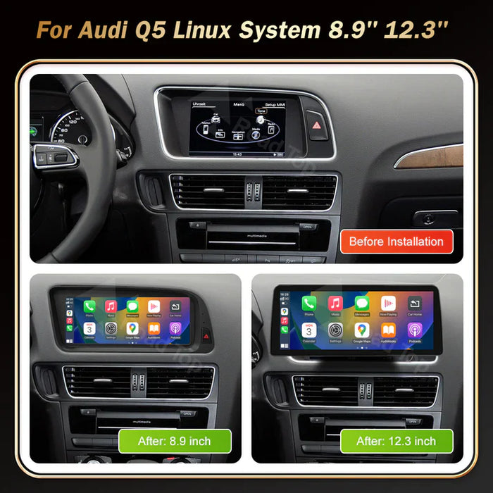 AUDI Q5 CARPLAY SCREEN 2009 - 2017