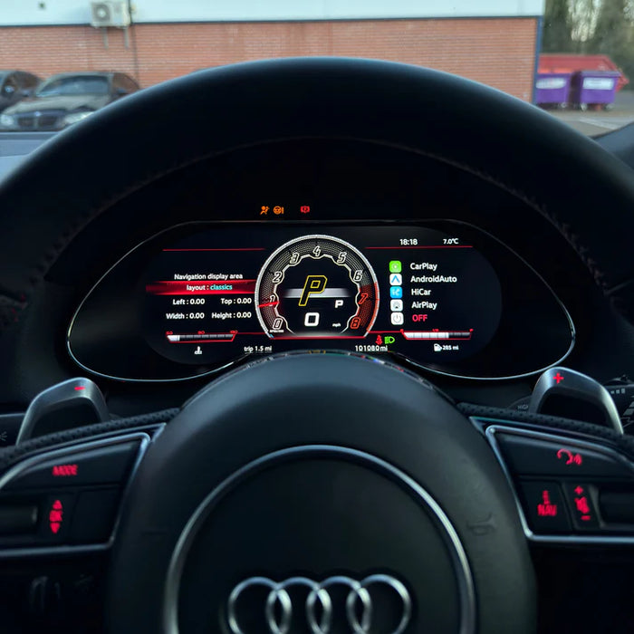 Audi Q3 Virtual Cockpit Digital Dashboard (2011–2019)