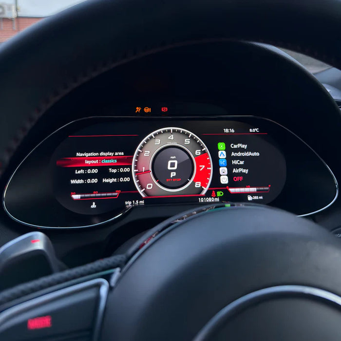 Audi Q3 Virtual Cockpit Digital Dashboard (2011–2019)