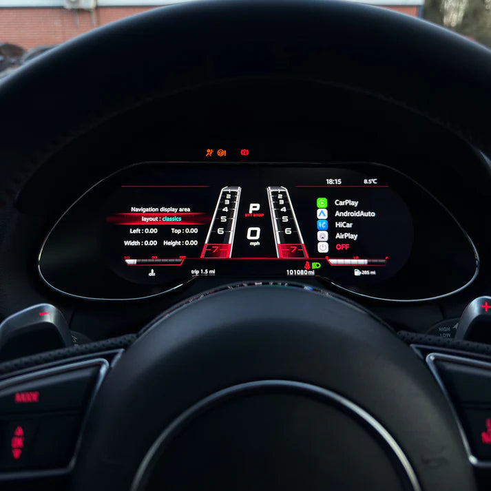Audi Q3 Virtual Cockpit Digital Dashboard (2011–2019)