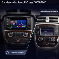 Mercedes R-Class 2005–2017 Android 15 car stereo with Wireless Apple CarPlay and Android Auto
