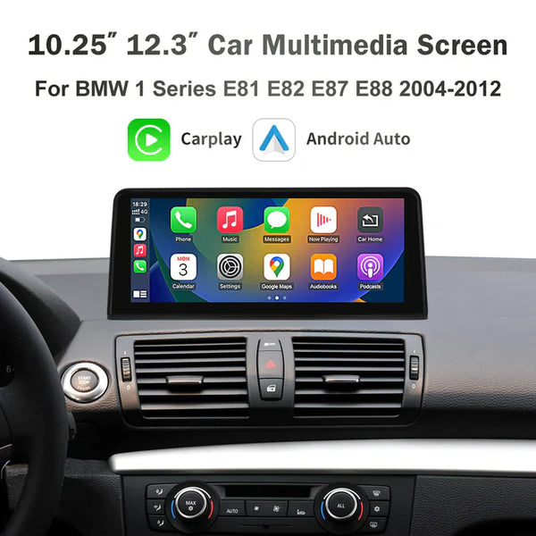 Ninetom 10,25 Zoll Autoradio-Touchscreen für 2004–2008 BMW 1er E81/E82