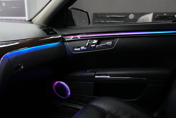 Mercedes S-Class W221 to W222-Style Ambient Lighting Kit (2005–2013)