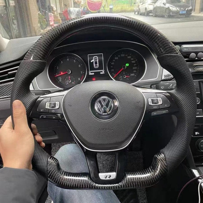 Volkswagen Arteon Custom Carbon Fibre Flat Bottom Steering Wheel 2017-2020