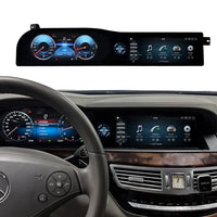 DHStyling dual screen and digital cockpit upgrade for Mercedes-Benz S-Class W221 2005–2013, available in RHD and LHD versions