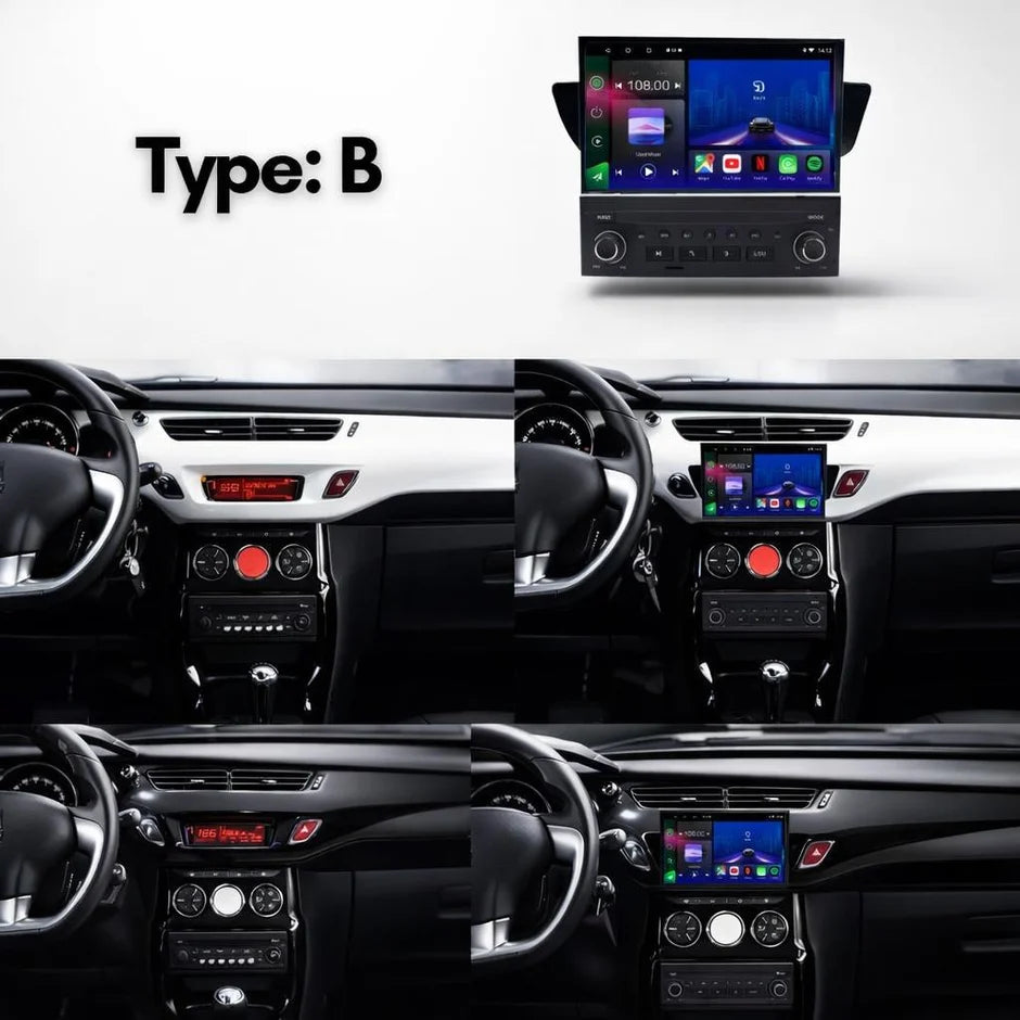 Citroen C3, DS3 & C5 Android 15 Car Stereo Head Unit (2009–2017)