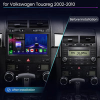 Volkswagen Touareg 2002–2010 Android 15 car stereo with Wireless Apple CarPlay and Android Auto
