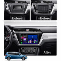 Volkswagen Touran 2016–2025 Android 15 car stereo with Wireless Apple CarPlay and Android Auto
