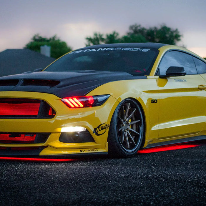 RGB LED Car Underglow Kit – App Controlled Neon Underbody Lights, Waterproof Exterior Lighting, LED Strip