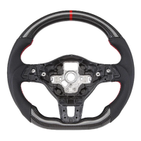 Volkswagen Golf MK6 GTI R Custom Carbon Fibre Steering Wheel 2009-2013