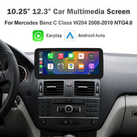 Mercedes C-Class W204 Carplay Screen 2008 - 2010