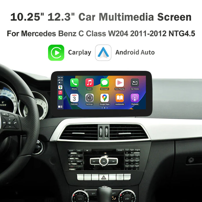 Mercedes C-Class W204 Carplay Screen 2011 - 2012