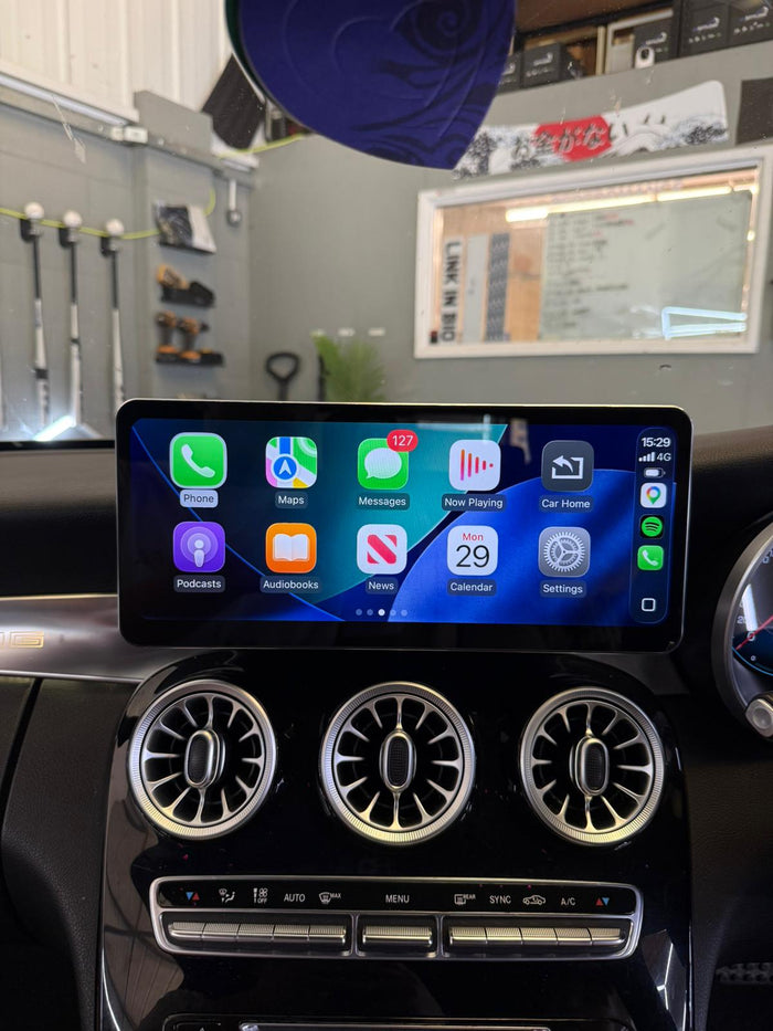 Mercedes C-Class W205 Linux Apple CarPlay & Android Auto Screen Upgrade
