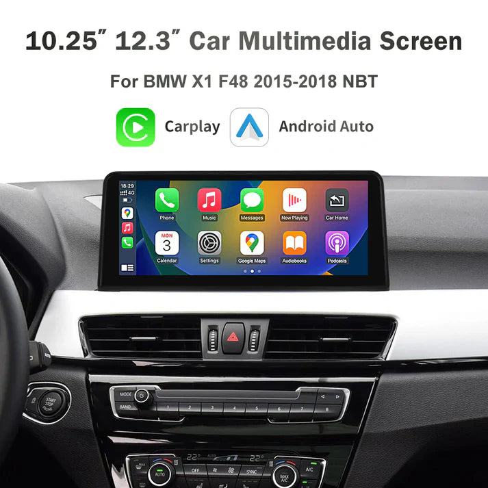 BMW X1 F48 Linux Apple CarPlay Android Auto Screen Upgrade