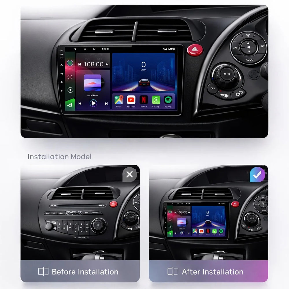 Hyundai i10 RHD Android 15 Car Stereo Head Unit (2019–2023)