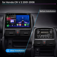 Honda CR-V 2001–2006 Android 15 touchscreen car stereo with Wireless Apple CarPlay and Android Auto
