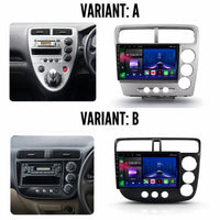 Honda Civic 2000–2005 Android 15 touchscreen car stereo with Wireless Apple CarPlay and Android Auto
