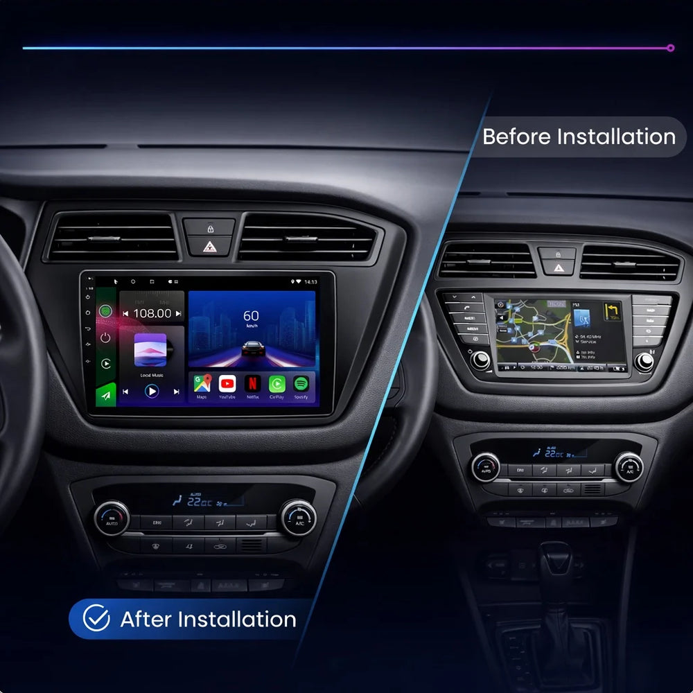 Hyundai i20 Android 15 Car Stereo Head Unit (2014–2019)